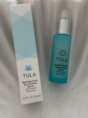 Tula 2 Pack~Multi-Spectrum Eye Renewal Serum & Volume Defense Deep Wrinkle Serum